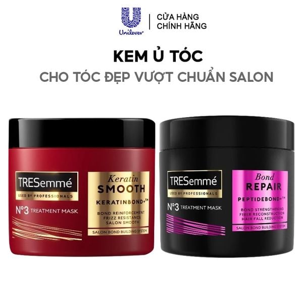 Kem Ủ Tóc Vào Nếp Mượt Mà TRESemmé Keratin Smooth Salon-Quality Treatment Mask 180ml