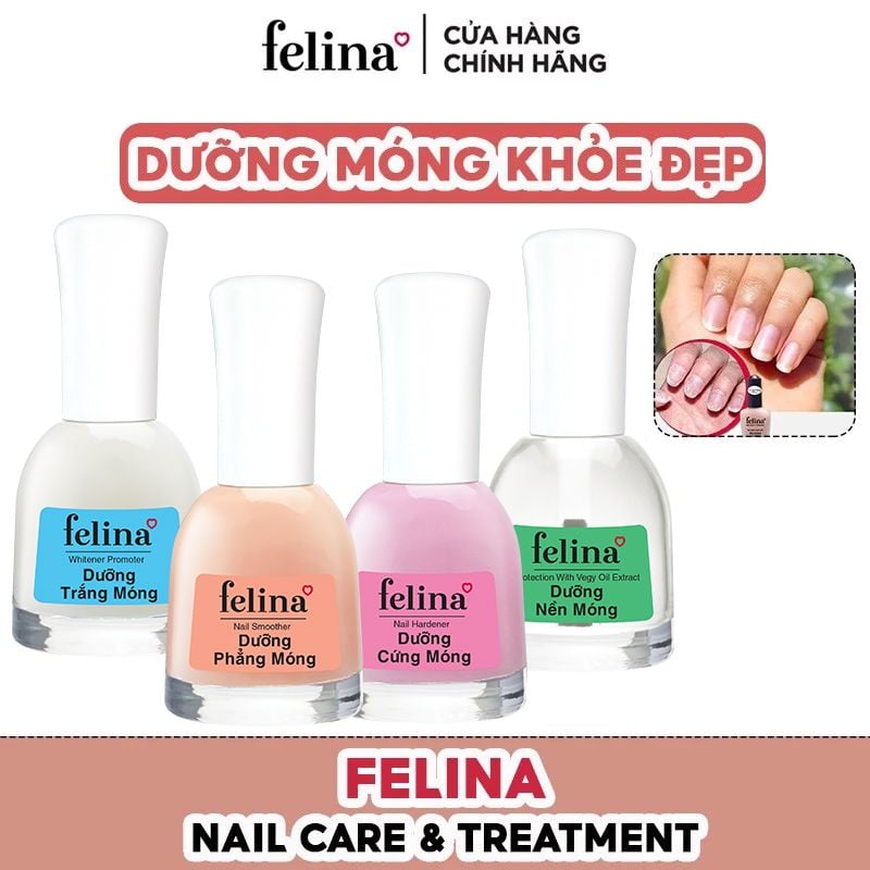 Sơn Dưỡng Móng, Tái Tạo Lớp Nền Felina Nail Care & Treatment 14.5ml