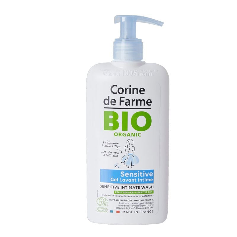 Dung Dịch Vệ Sinh Phụ Nữ Corine De Farme Giúp Làm Sạch Nhẹ Nhàng Intimate Gel 250ml (Che tên sản phẩm khi giao hàng)