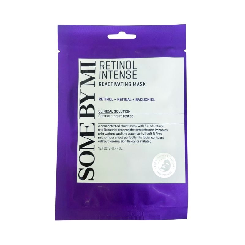 Mặt Nạ Retinol Cải Thiện Nếp Nhăn, Da Căng Mịn Some By Mi Retinol Intense Reactivating Mask 22g