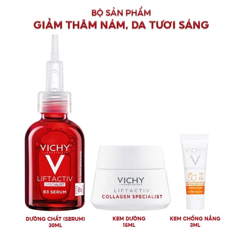 Tinh Chất Giúp Cải Thiện & Ngăn Ngừa Thâm Nám Đốm Nâu Toàn Diện Vichy Liftactiv B3 Dark Spots Serum 30ml