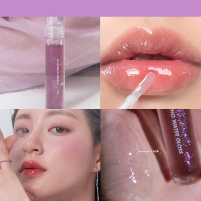 Son Tint Bóng Romand Hàn Quốc Lâu Trôi, Căng Mọng Đôi Môi Glasting Water Gloss 4.3g