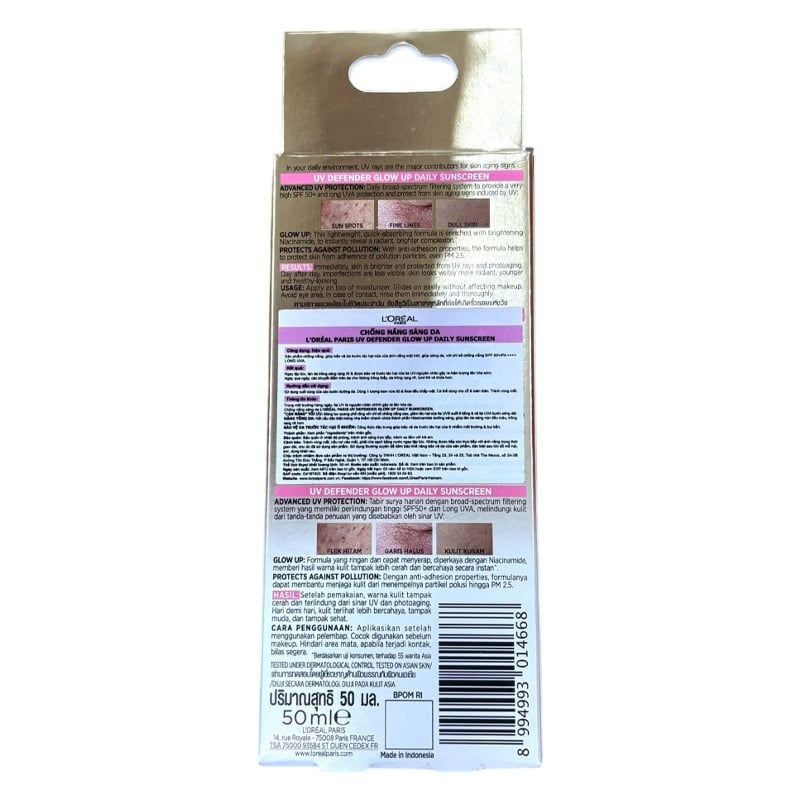 Kem Chống Nắng L'Oreal Mịn Nhẹ, Bảo Vệ Da, Ngăn Ngừa Lão Hóa UV Defender Serum Protector SPF 50+/PA++++