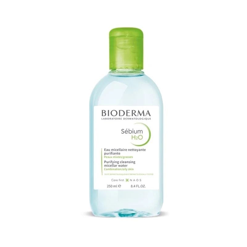 Nước Tẩy Trang Bioderma Cho Da Dầu, Da Hỗn Hợp, Da Mụn Sebium H2O