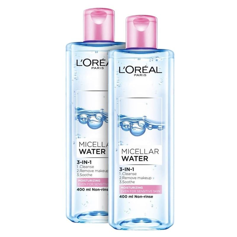 Nước Tẩy Trang Làm Sạch Tươi Mát, Dưỡng Ẩm Cho Da L'Oreal 3-in-1 Micellar Water