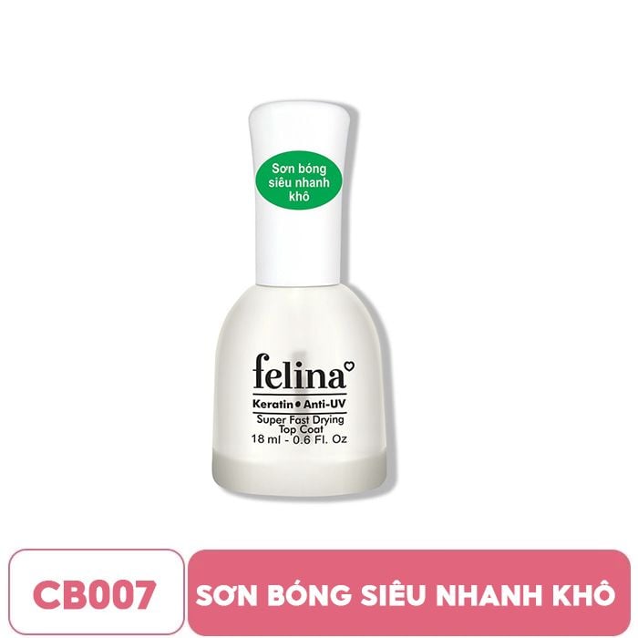 Sơn Móng Tay Lên Màu Chuẩn, Nuôi Dưỡng Móng, Màu Sắc Đa Dạng Felina Nail Lacquer 18ml