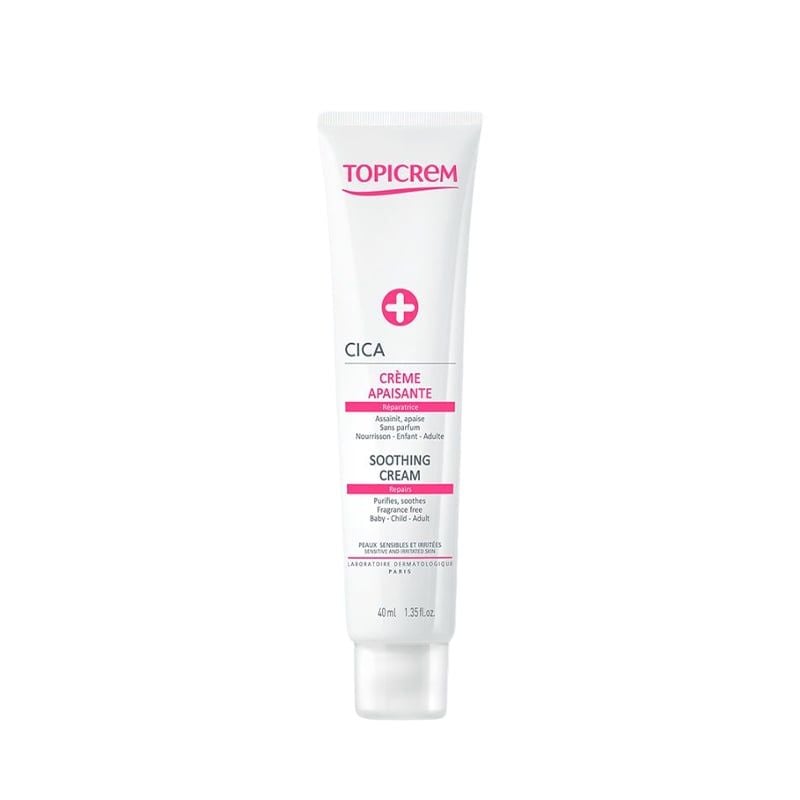 Kem Dưỡng Topicrem Cấp Ẩm, Làm Dịu Da Dành Cho Da Nhạy Cảm Cica Soothing Cream 40ml