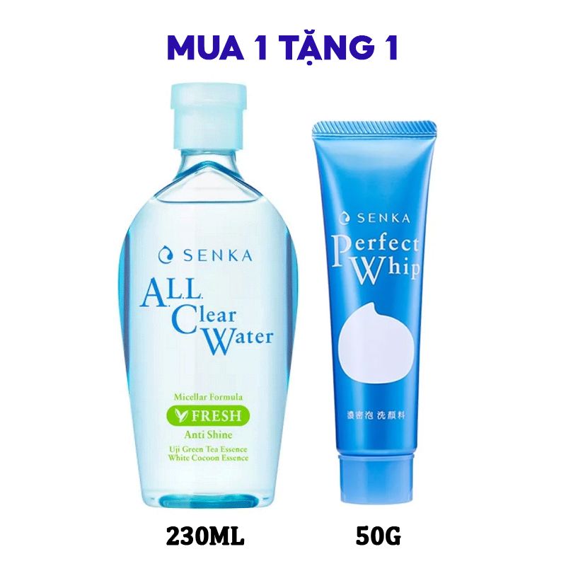 Senka All Clear Water Micellar Formula Fresh - Sữa Rửa Mặt