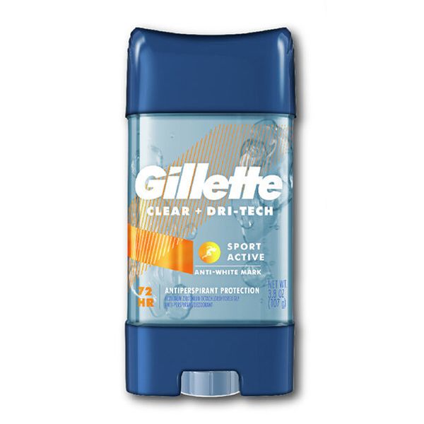 Lăn Khử Mùi Hỗ Trợ Giảm Tiết Mồ Hôi Dạng Gel Gillette Clear + Dri-Tech Anti-Perspirant 107g (Che tên sản phẩm khi giao hàng)