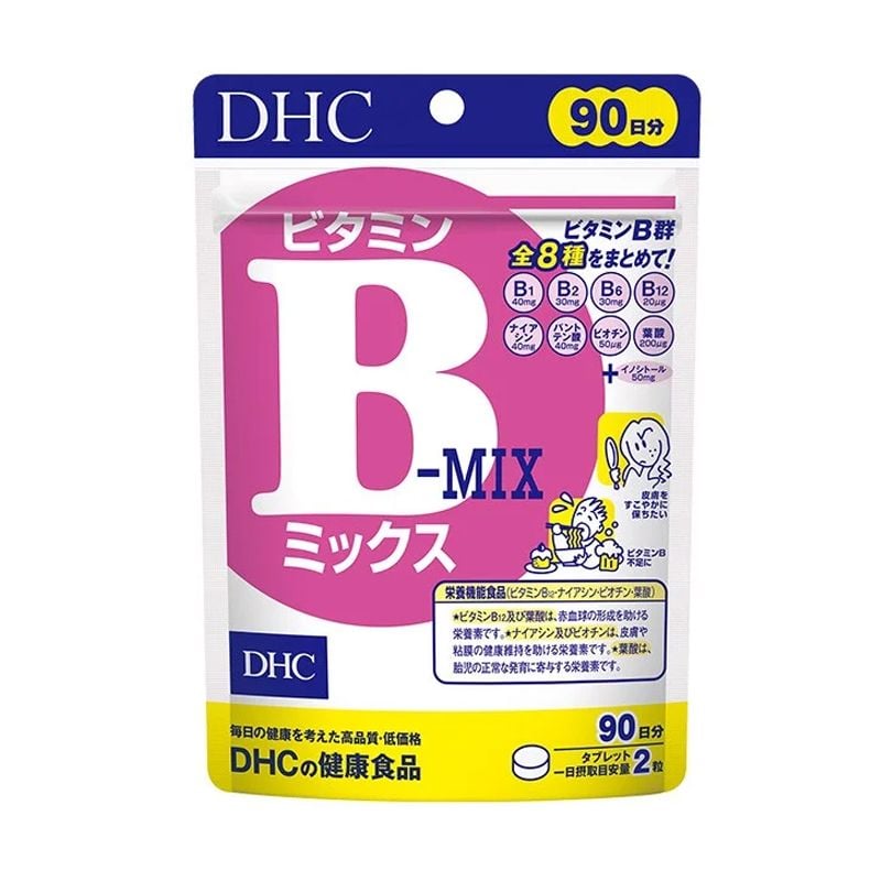 [GÓI 60 VIÊN /30 NGÀY] Viên Uống DHC Vitamin B Tổng Hợp, Hỗ Trợ Tăng Cường Và Bảo Vệ Sức Khỏe DHC Vitamin B Mix