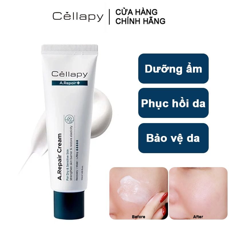 Kem Dưỡng Ẩm Cellapy Hỗ Trợ Phục Hồi Da A.Repair Cream 50ml