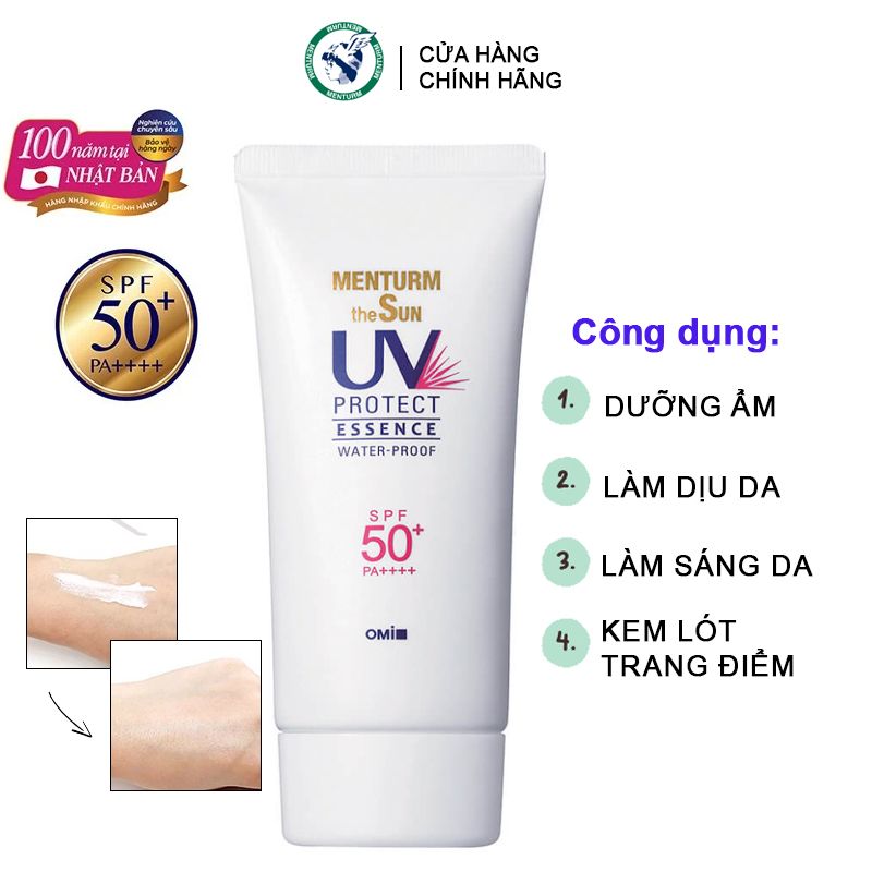 Kem Chống Nắng OMI Dạng Gel Màng, Dưỡng Sáng, Cấp Ẩm Bảo Vệ Da Menturm The Sun UV Protect Essence 80g