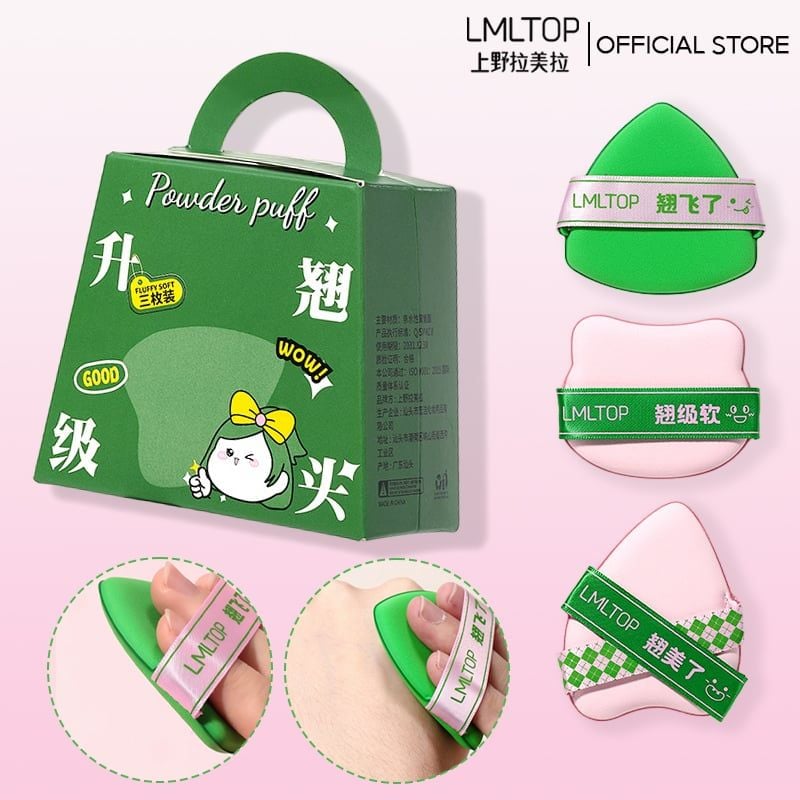 [NHẬP KHẨU] Set Bông Mút Tán Kem Nền, Phấn Nước Tiện Lợi LMLTOP (Mẫu Và Màu Ngẫu Nhiên)