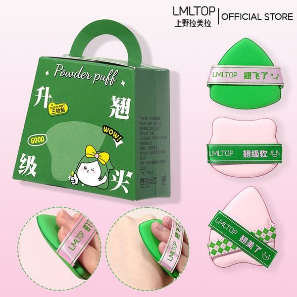  [NHẬP KHẨU] Set Bông Mút LMLTOP Tán Kem Nền, Phấn Nước Tiện Lợi (Mẫu Và Màu Ngẫu Nhiên) 