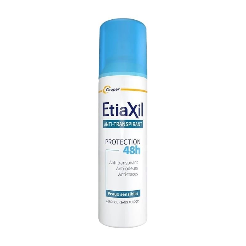 Xịt Khử Mùi Hằng Ngày Etiaxil Deodorant Anti-transpirant 48h Peaux Sensibles Vaporisateur 100ml