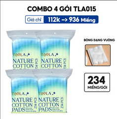 COMBO 4 GÓI TLA015 - BÔNG DẠNG VUÔNG - 936 MIẾNG