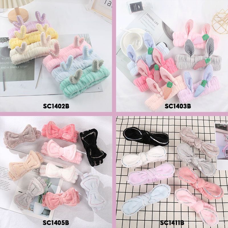 [NHẬP KHẨU] Băng Đô Thời Trang Họa Tiết Xinh Xắn Phong Cách Hàn Quốc TOOLA Hair Holder Headband
