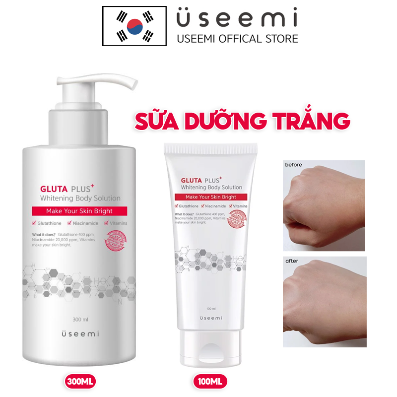 Sữa Dưỡng Trắng, Nâng Tông Da Body Useemi Gluta Plus Whitening Body Solution