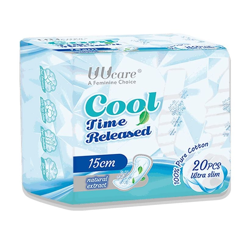 Băng Vệ Sinh UUcare Kháng Khuẩn Hàng Ngày Cool Tech 15cm - 20 Miếng (Che tên sản phẩm khi giao hàng)