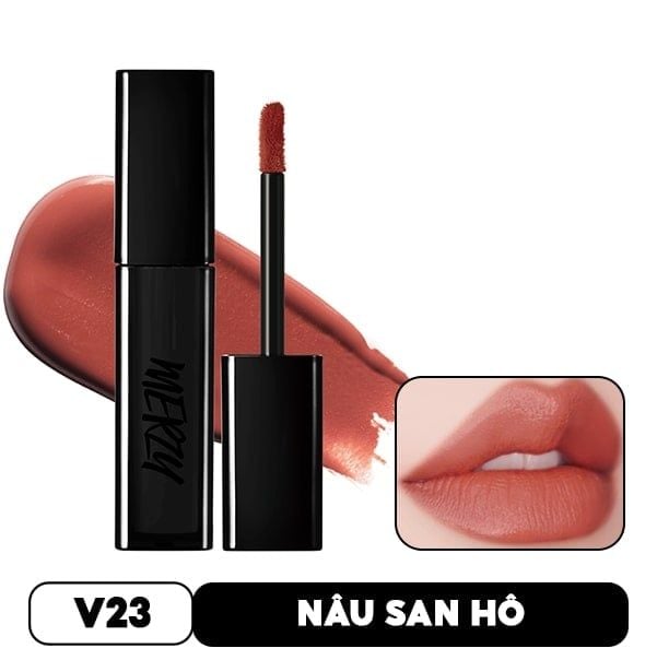 [V23 - V28] Son Kem Lì, Mịn Mượt Như Nhung Merzy Noir In The Velvet Tint 4g - V23