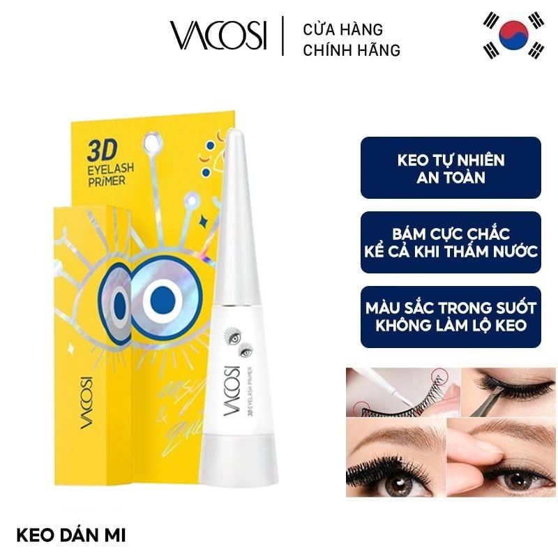 Keo Dán Mi Vacosi Natural Studio Eyelash 3D Primer – THẾ GIỚI SKINFOOD