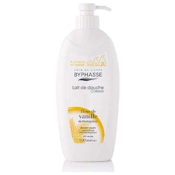 Sữa Tắm Byphasse Dưỡng Da Dịu Nhẹ Caresse Shower Cream 500ml #VANILLA FLOWER