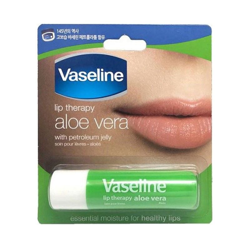 Son Thỏi Vaseline Dưỡng Ẩm, Chống Nứt Nẻ Môi Có Màu, Không Màu Lip Therapy Dạng Thỏi 4.8g