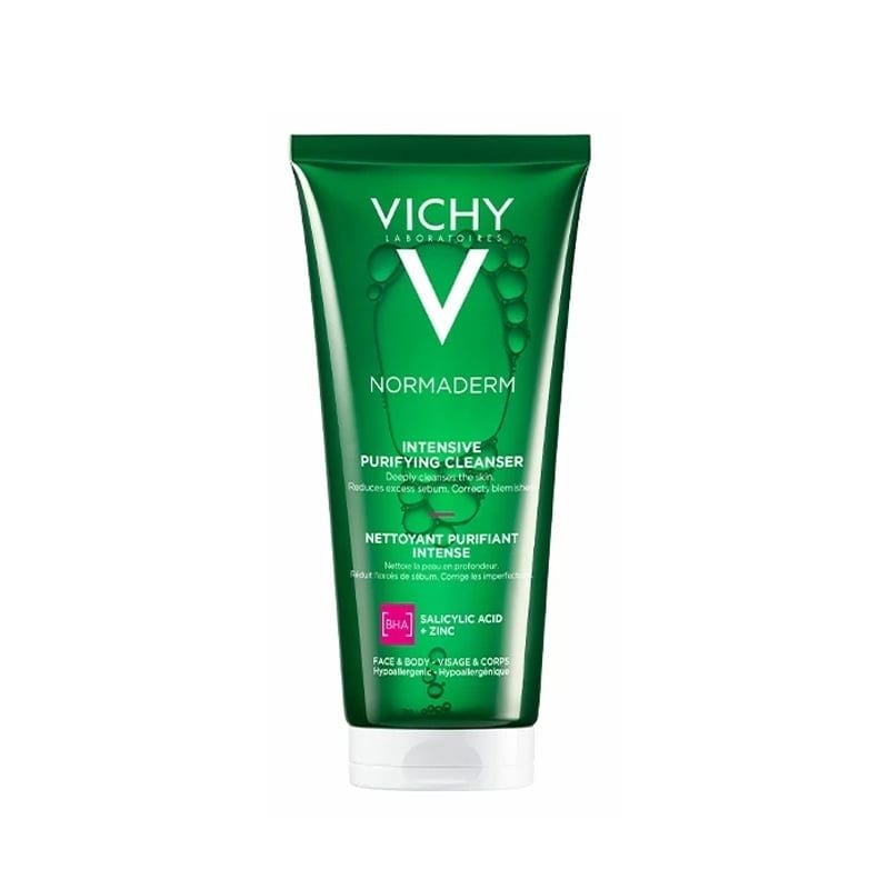 Gel Rửa Mặt Vichy Cho Da Dầu Mụn Làm Sạch Sâu, Giảm Nhờn Normaderm Phytosolution Intensive Purifying Gel
