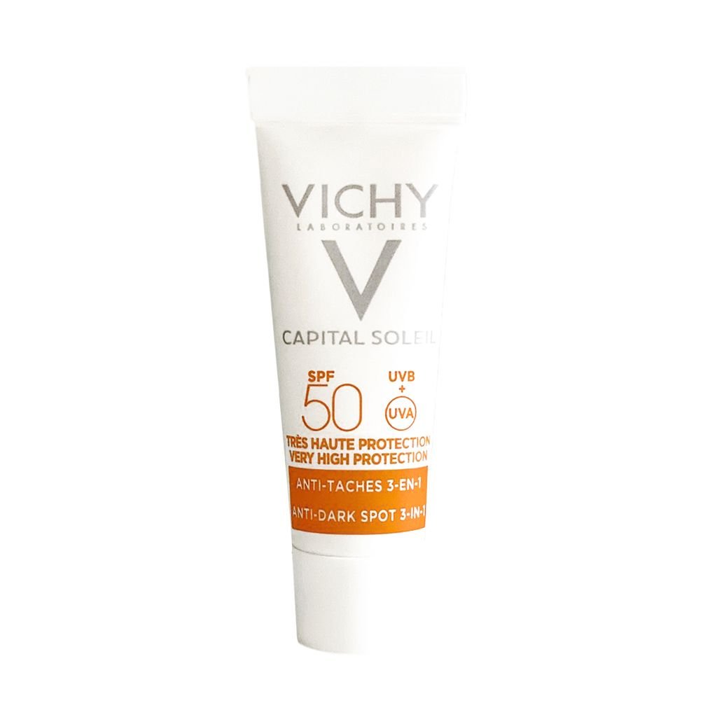 Kem Chống Nắng Vichy Hỗ Trợ Giảm Sạm Da, Giảm Thâm Nám Capital Soleil Anti-Dark Spot 3-In-1 SPF50+ 50ml