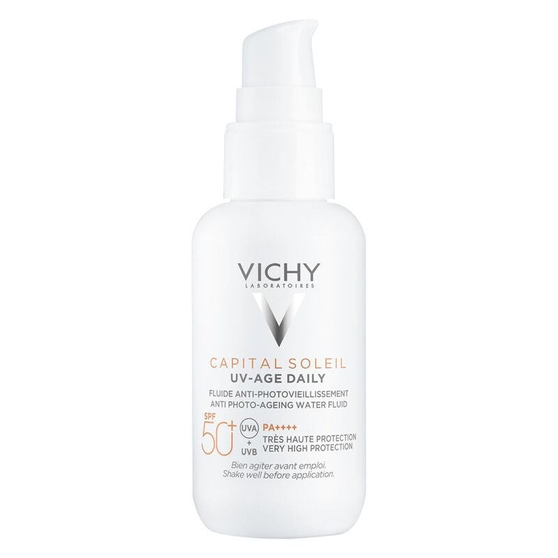 Gel Chống Nắng Bảo Vệ Da Hạn Chế Thâm Nám Vichy Capital Soleil UV-AGE Daily SPF50 PA++++ 40ml