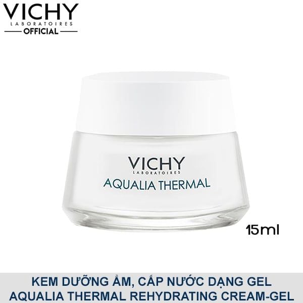[Mini 15ml] Kem Dưỡng Ẩm VICHY Cấp Nước Dạng Gel Aqualia Thermal Rehydrating Cream-Gel