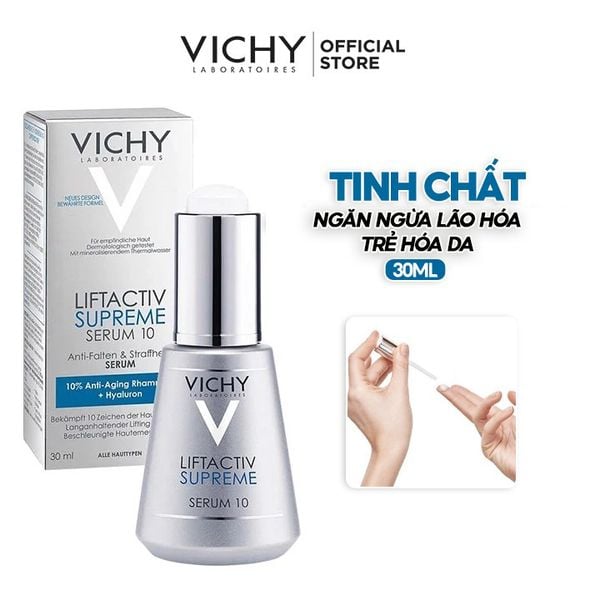  Serum Vichy Ngăn Ngừa Lão Hóa, Cải Thiện Nếp Nhăn Vichy Liftactiv Serum 10 Supreme 30ml 