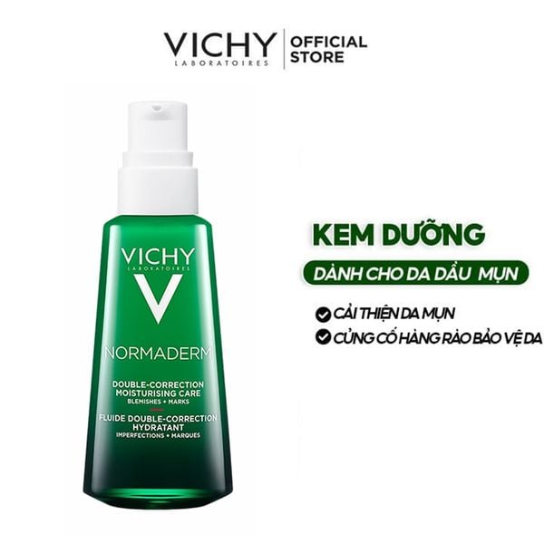  Kem Dưỡng Cải Thiện Mụn Vichy Normaderm Phytosolution Double-Correction Daily Care 50ml 