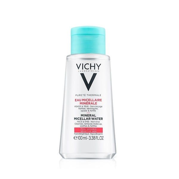 Nước Tẩy Trang Giàu Khoáng Chất Làm Sạch Sâu Và Dịu Da Vichy Purete Thermale Mineral Micellar Water Sensitive Skin 100ml