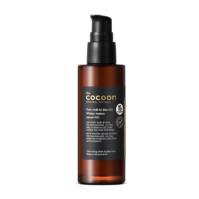 Serum Cocoon Tinh Chất Hỗ Trợ Giảm Mụn, Làm Mờ Vết Thâm Xuất Bí Đao Cocoon Winter Melon Serum 70ml