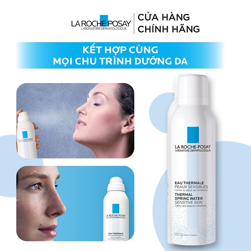 Nước Xịt Khoáng Làm Dịu Da, Hỗ Trợ Giảm Kích Ứng La Roche-Posay Thermal Spring Water Sensitive Skin