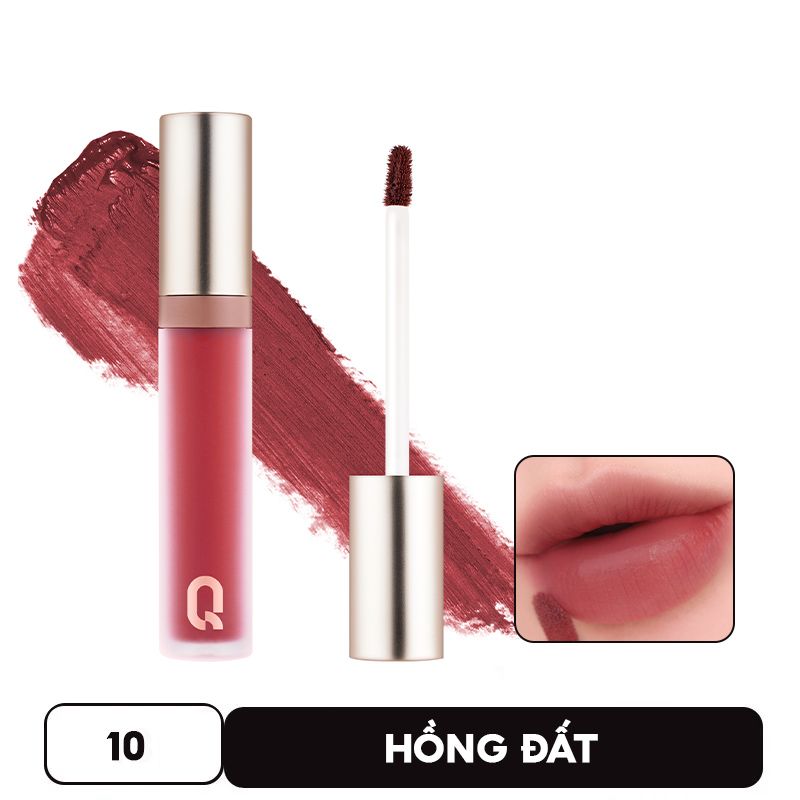 Son Kem Siêu Lì, Lâu Trôi, Mịn Mượt Nhẹ Môi Glamrr Q Long Wear Lip Cream 5g