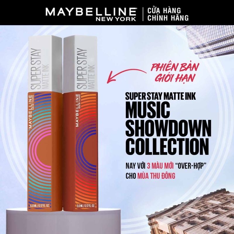 Son Kem Lì, Lên Màu Chuẩn, Lâu Trôi Maybelline New York Superstay Matte Ink City Edition 5ml