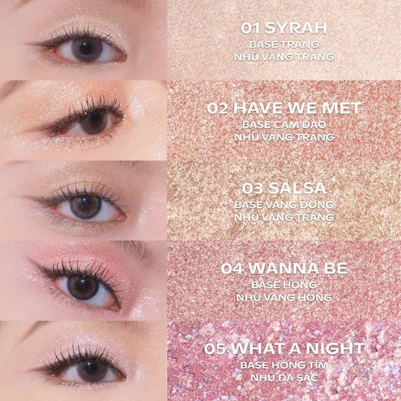 [SUGARPLUM By OFÉLIA] Nhũ Mắt Thuần Chay Bắt Sáng Đa Chiều OFÉLIA Pixie Bae Glitter Shadow 2.5g