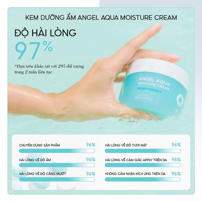 Kem Dưỡng Ẩm Beyond Thuần Chay Làm Dịu Da Angel Aqua Moisture Cream 150ml