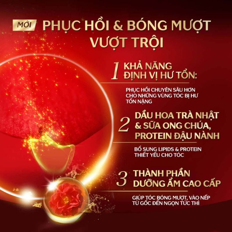 Dầu Gội Dưỡng Tóc Bóng Mượt Tsubaki Premium Moist Shampoo 490ml