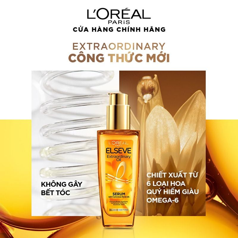 Dầu Dưỡng Tóc L'Oreal Elseve Extraordinary Oil Serum 100ml