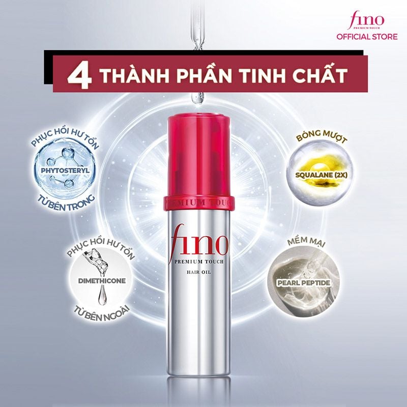 Dầu Dưỡng Tóc Cao Cấp, Cải Thiện Tóc Hư Tổn Fino Premium Touch Hair Oil B 70ml