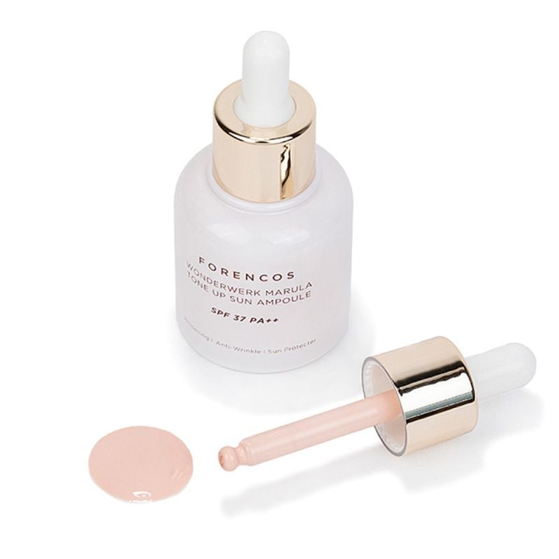 Tinh Chất Chống Nắng Dưỡng Sáng Da, Cấp Ẩm Forencos Wonderwerk Marula Tone Up Sun Ampoule 30ml