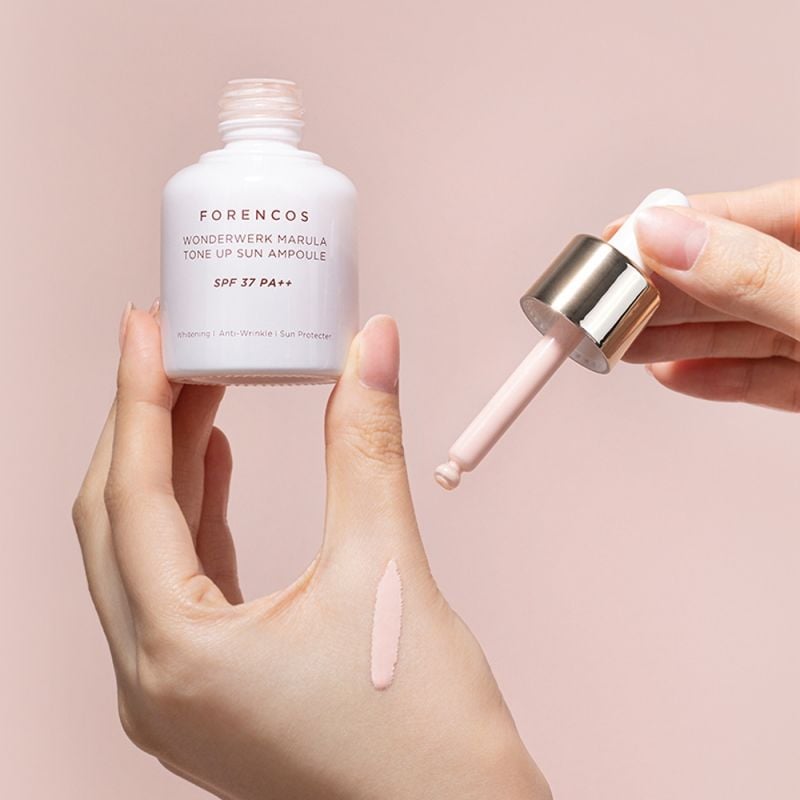 Tinh Chất Chống Nắng Forencos Dưỡng Sáng Da, Cấp Ẩm Wonderwerk Marula Tone Up Sun Ampoule 30ml