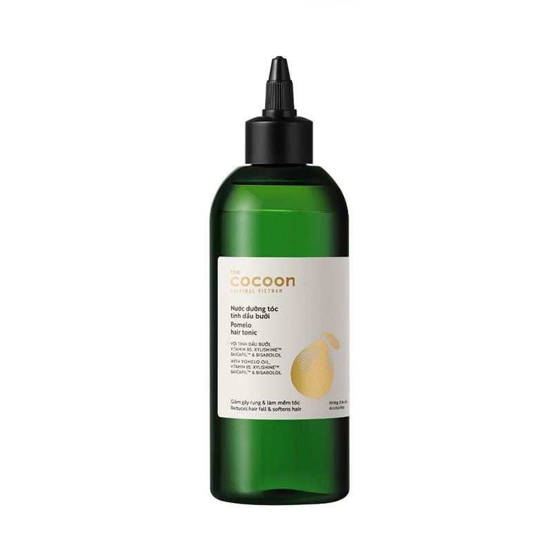 Nước Dưỡng Tóc Hỗ Trợ Giảm Gãy Rụng Và Làm Mềm Tóc Tinh Dầu Bưởi The Cocoon Pomelo Hair Tonic 140ml