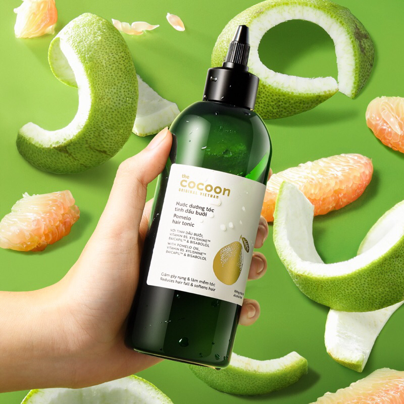 Nước Dưỡng Tóc Cocoon Hỗ Trợ Giảm Gãy Rụng Và Làm Mềm Tóc Tinh Dầu Bưởi Pomelo Hair Tonic