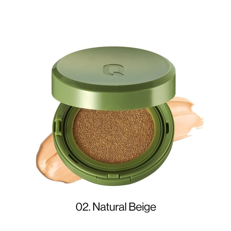 Phấn Nước Dưỡng Ẩm Cho Lớp Nền Căng Bóng, Bền Màu, Thuần Chay GLAMRR Q Vegan Super Glow Cushion SPF50+/PA++++