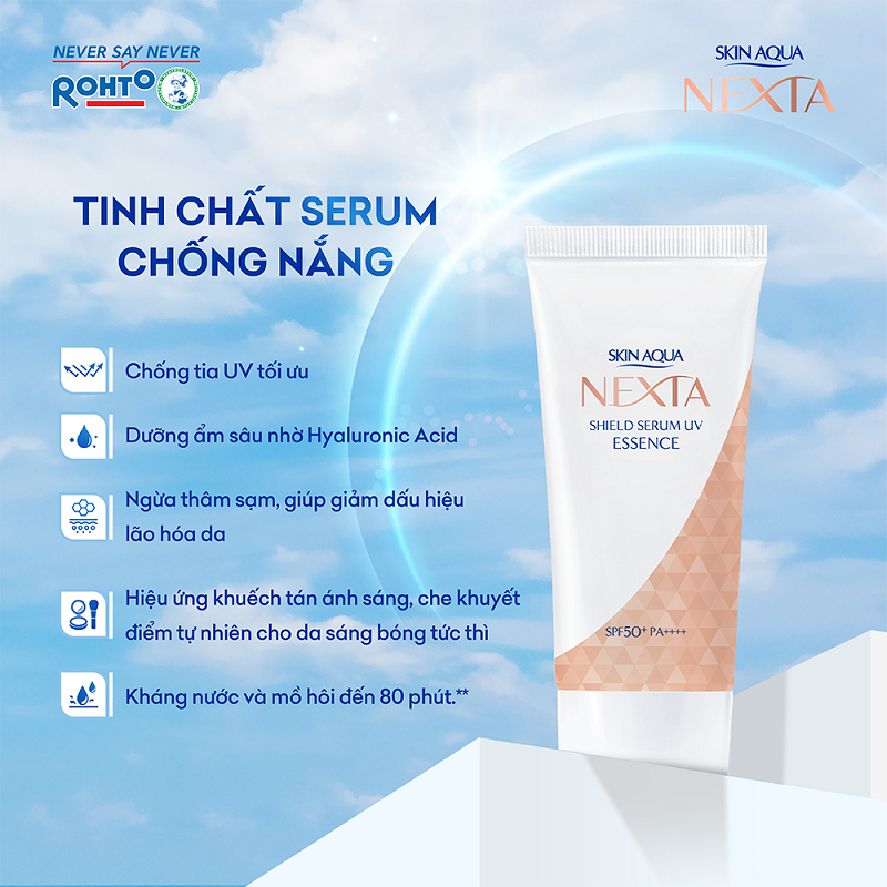 Tinh Chất Serum Chống Nắng Cấp Ẩm Sunplay Skin Aqua Nexta Shield Serum UV Essence SPF50+/PA++++ 50g