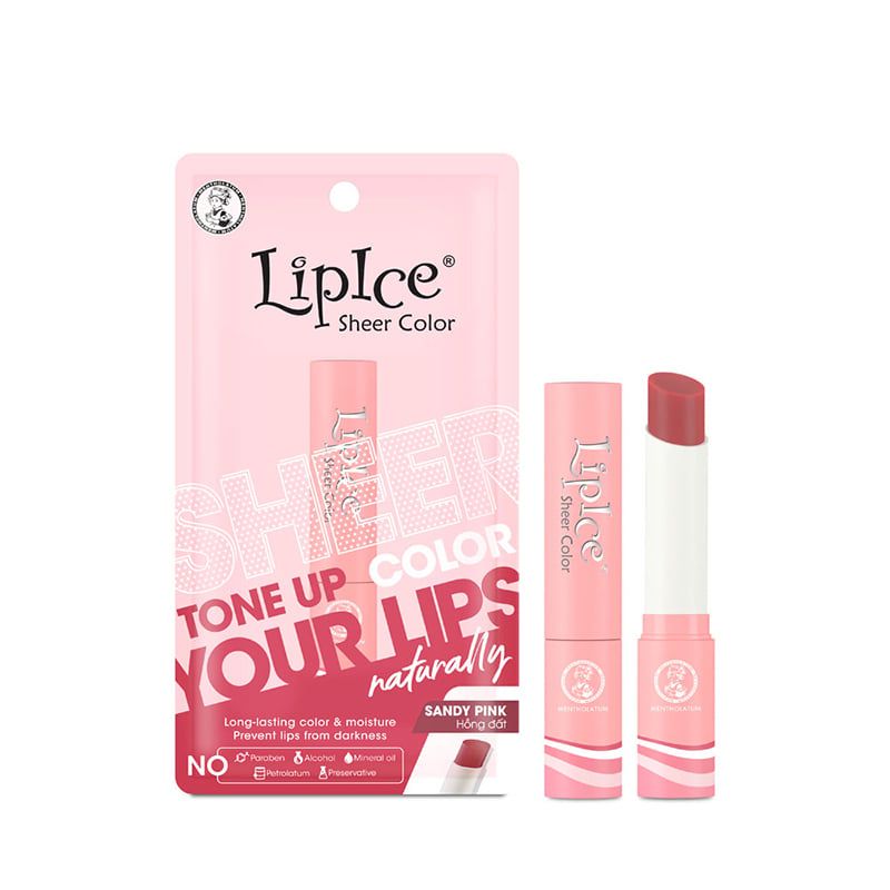 Son Dưỡng Hiệu Chỉnh Sắc Môi Hồng Tự Nhiên LipIce Sheer Color 2.4g